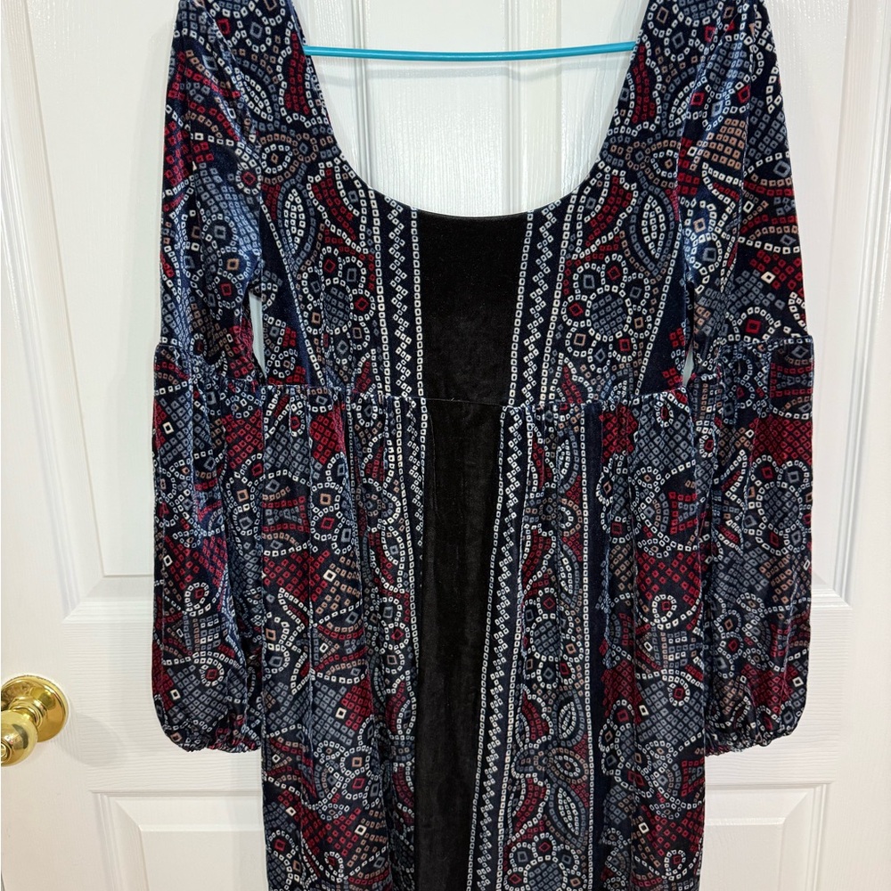 Free People Multicolor Patterned Mini Dress - Picture 4 of 8